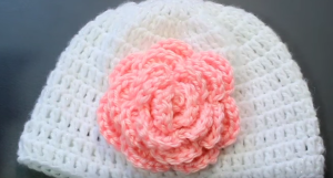 Patrón de cómo hacer gorro beanie crochet