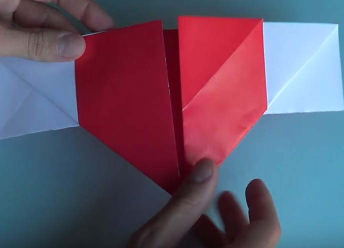 origami corazón alado
